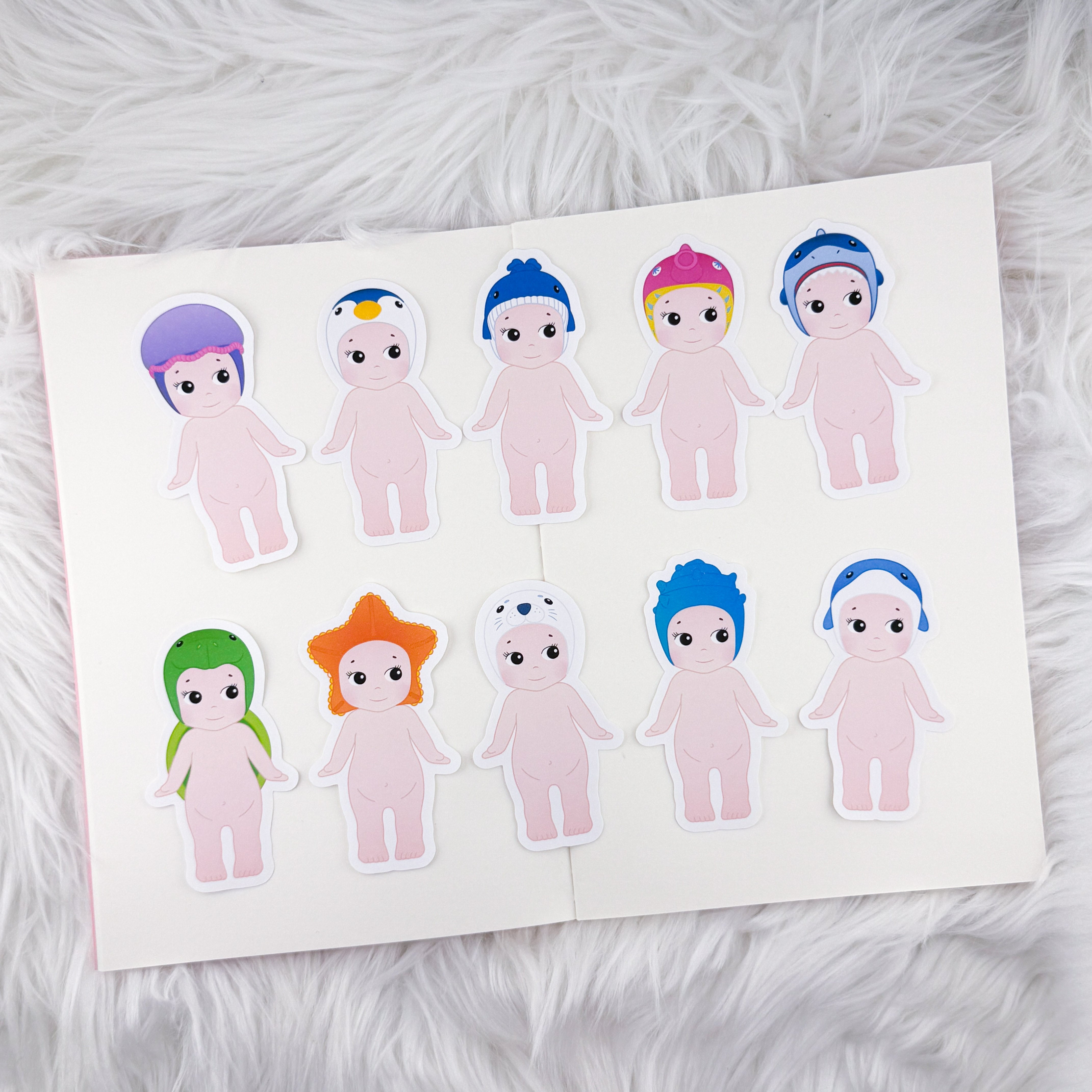 Marine Angel Bundle // Matte Journal Stickers