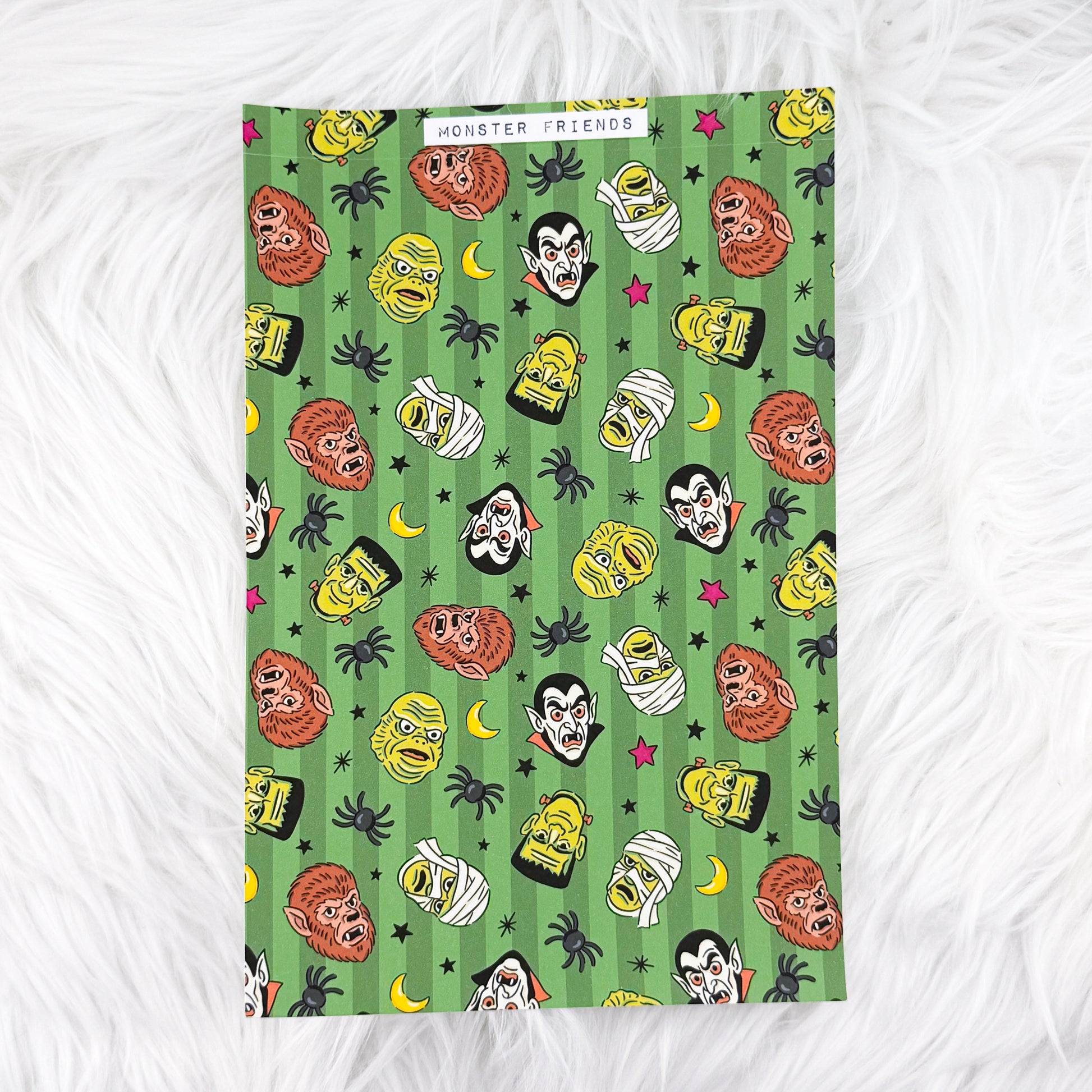 Monster Friends - A5 Matte Sticker Paper