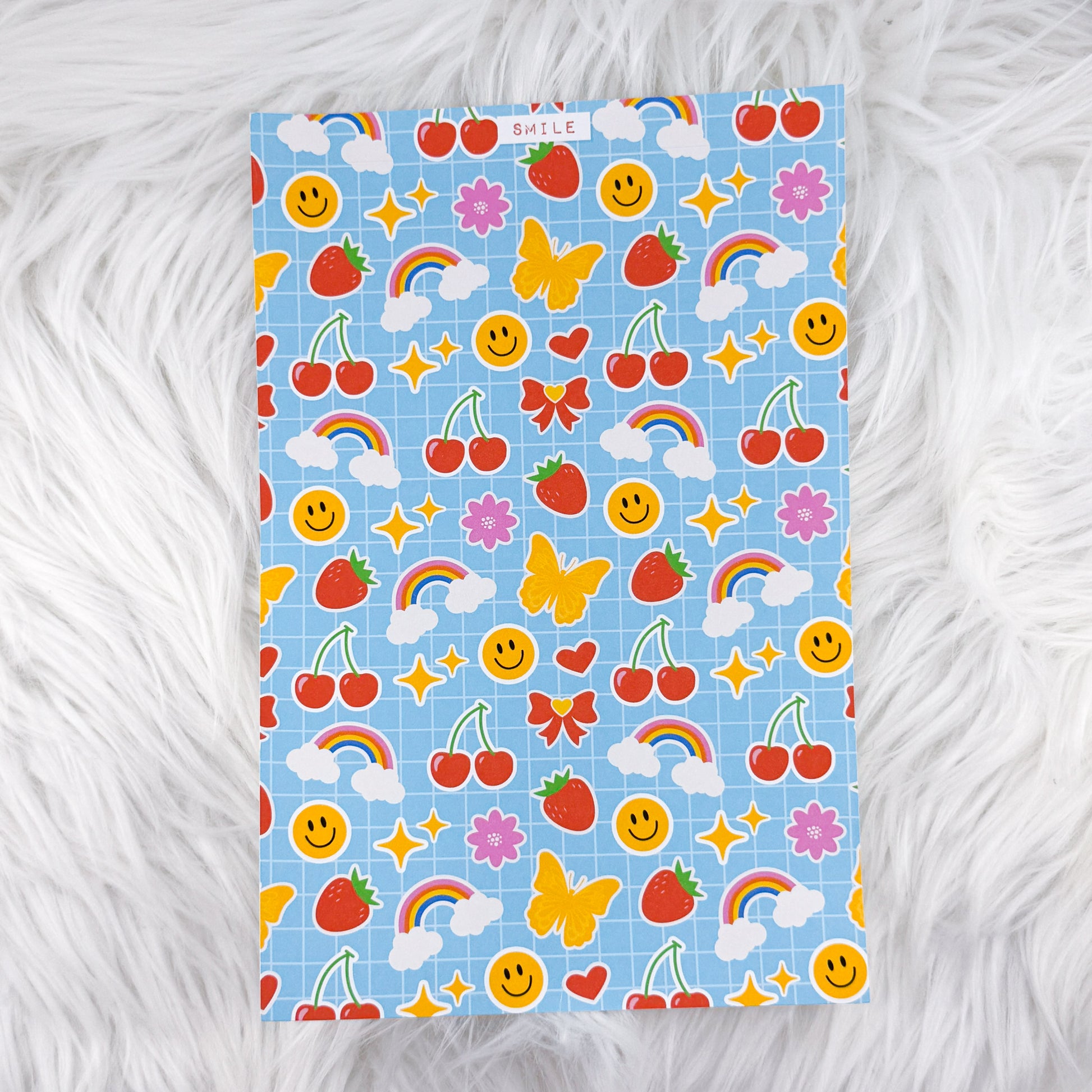 Smile - A5 Matte Sticker Paper