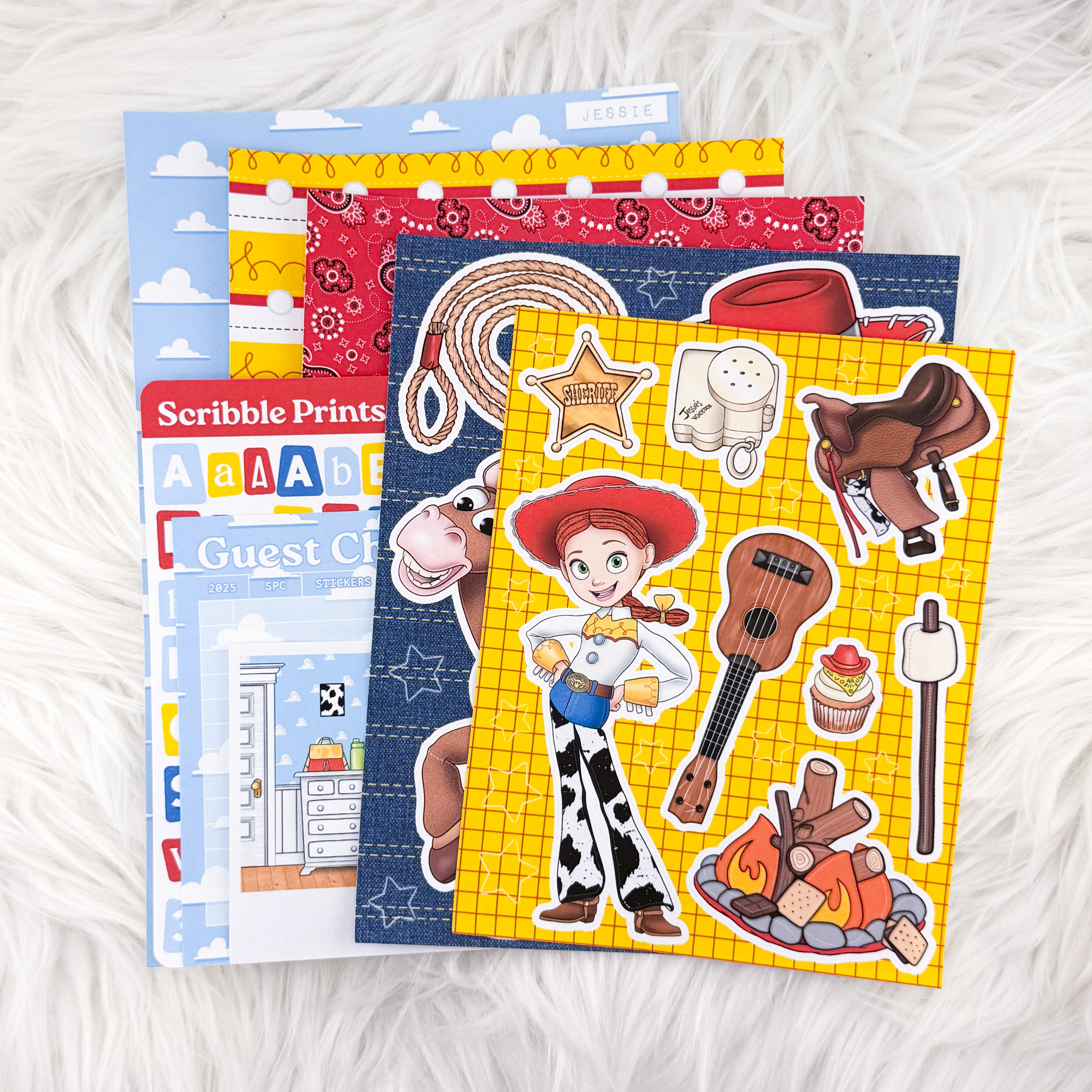 Jessie – Junk Journal Collage Kit // Matte Sticker Collection