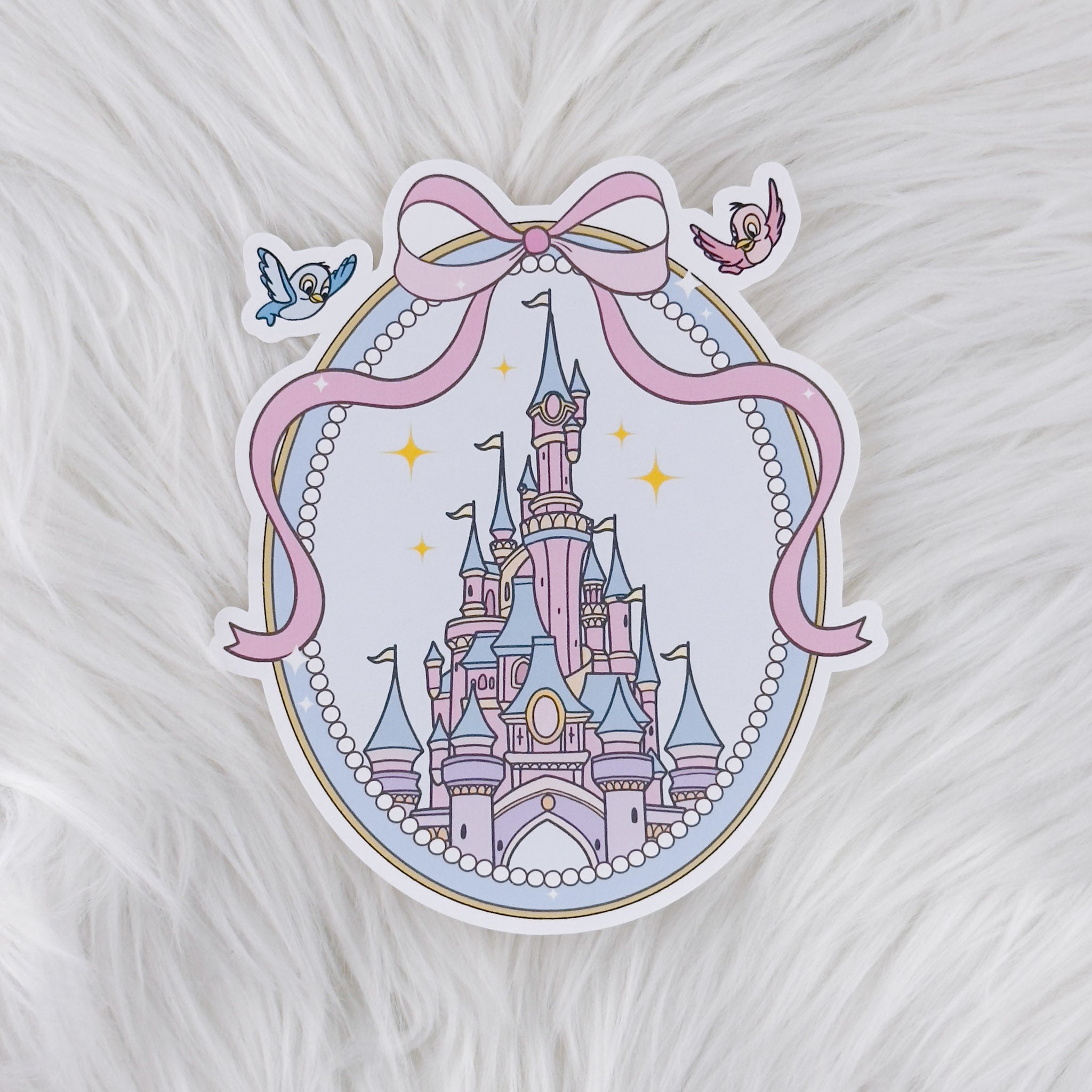 Magic Castle // Large Matte Deco Sticker for Journals