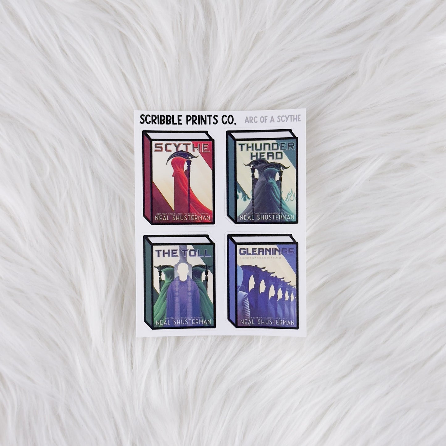 Book Covers - Series // Matte Journal Stickers