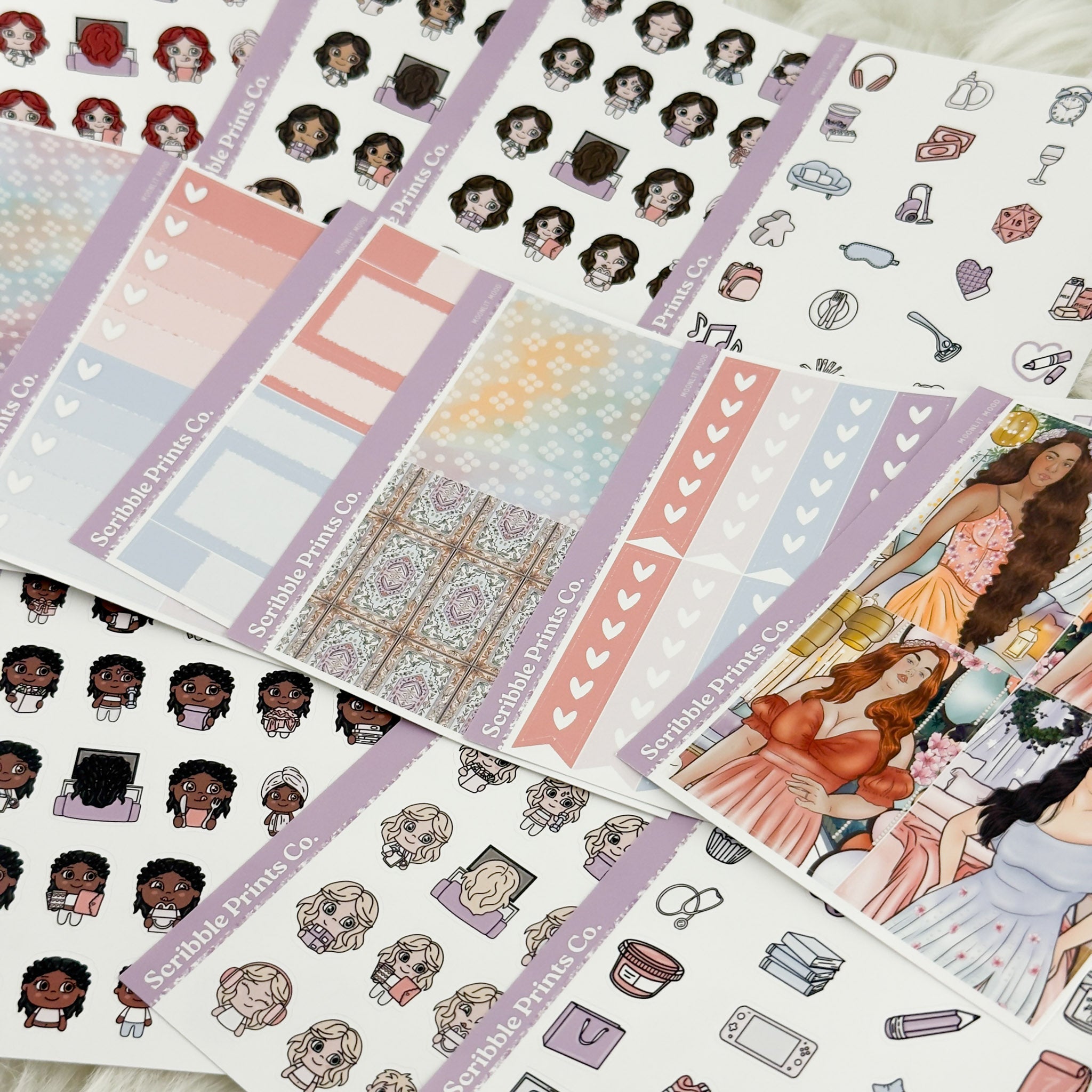 Moonlit Mood – Glossy Weekly Kit Add-Ons