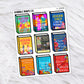 Book Covers - Authors // Matte Journal Stickers