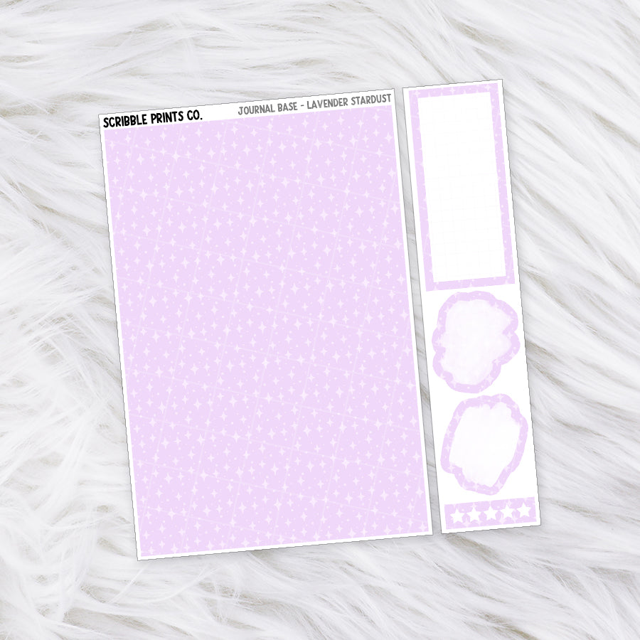 Journaling Base - 60+ Pattern Options! // Matte Stickers