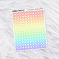 Letter Beads // Matte Reading Journal Stickers