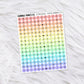 Letter Beads // Matte Reading Journal Stickers