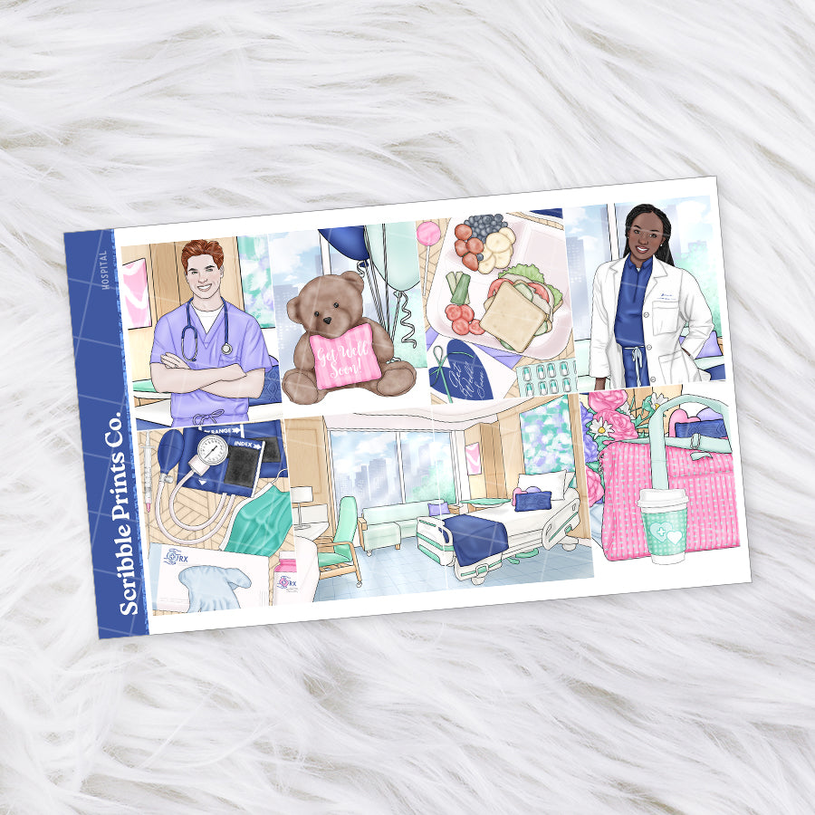 Hospital – Glossy Weekly Planner Kit