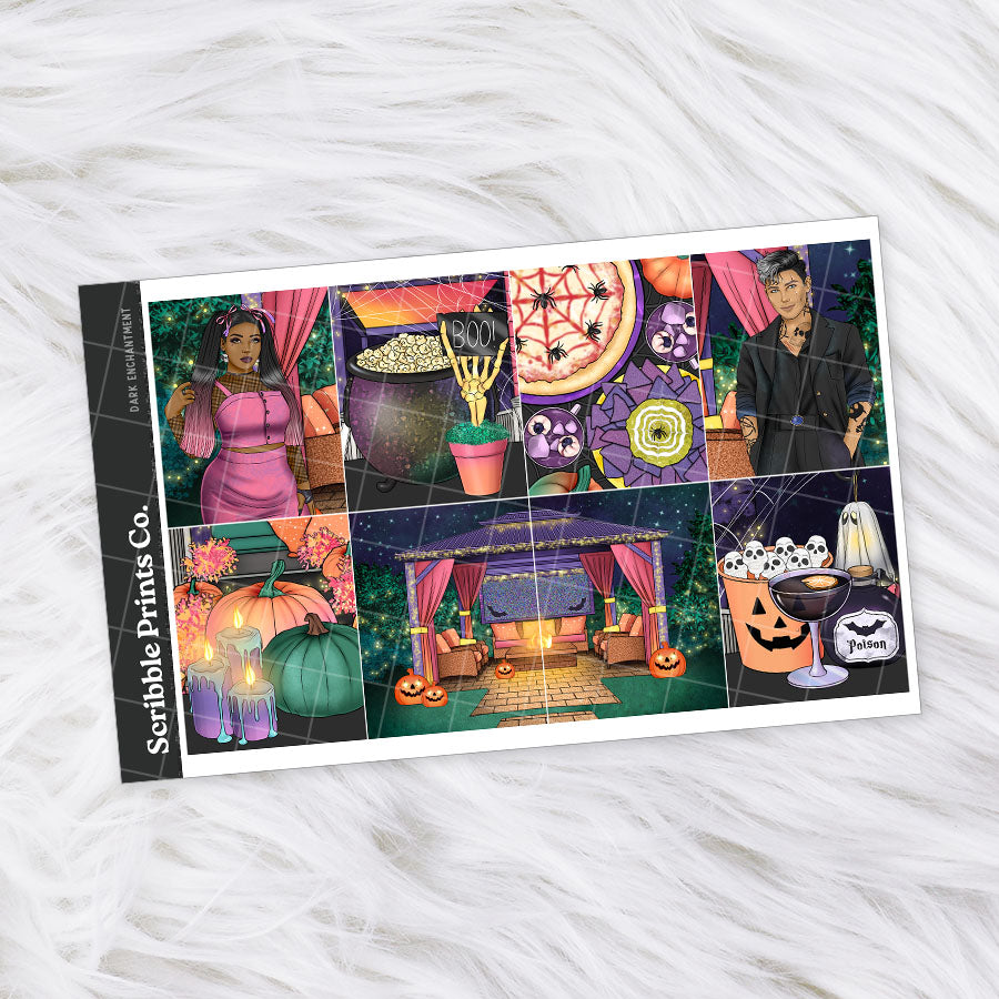 Dark Enchantment – Glossy Weekly Planner Kit