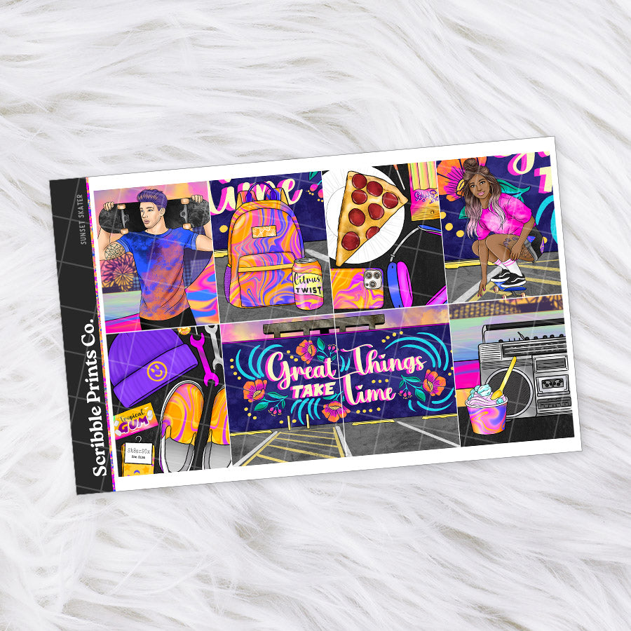 Sunset Skater - Weekly Kit