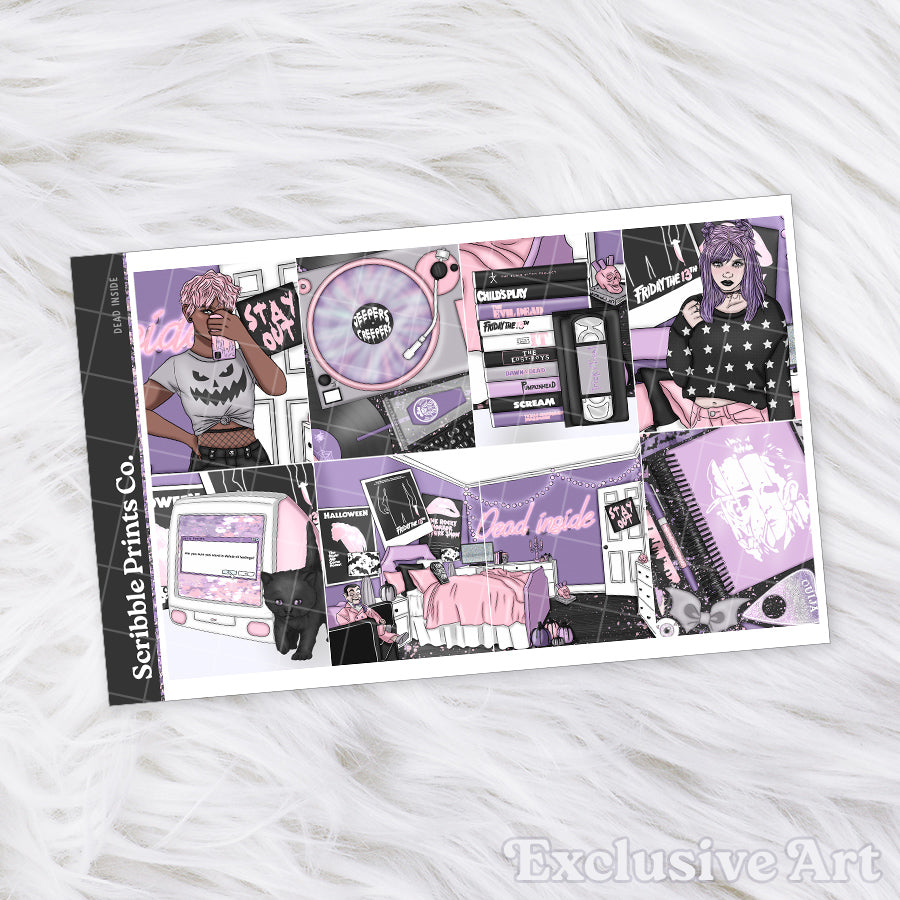 Dead Inside – Glossy Weekly Planner Kit