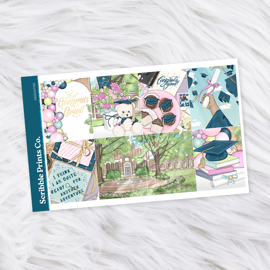Graduation – Glossy Weekly Planner Kit