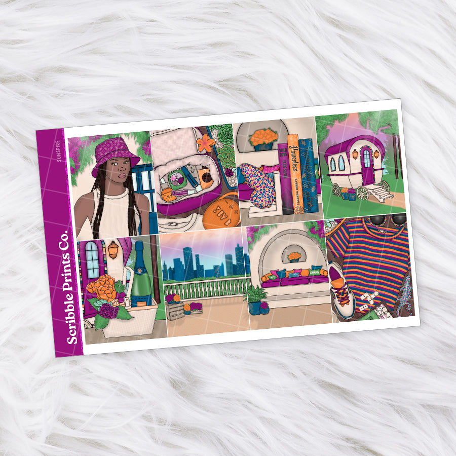 Sunspire – Glossy Weekly Planner Kit