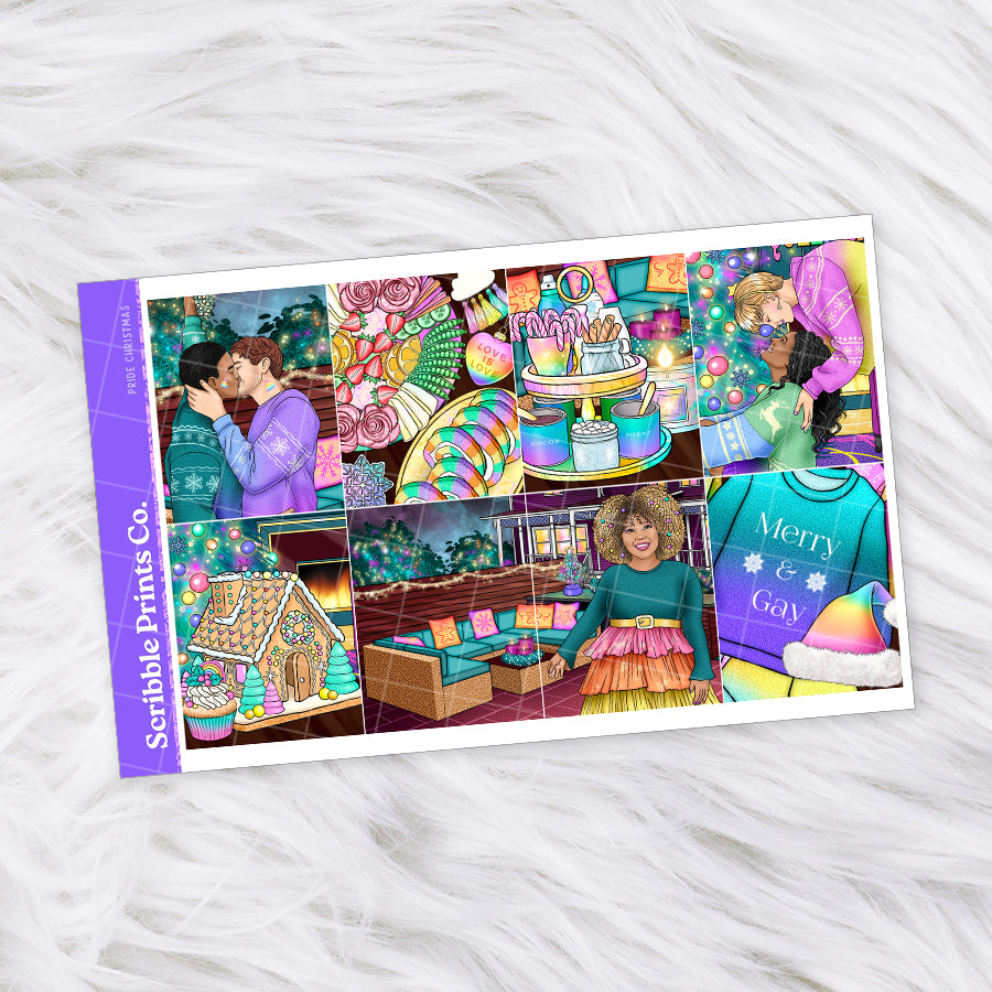 Pride Christmas – Glossy Weekly Planner Kit