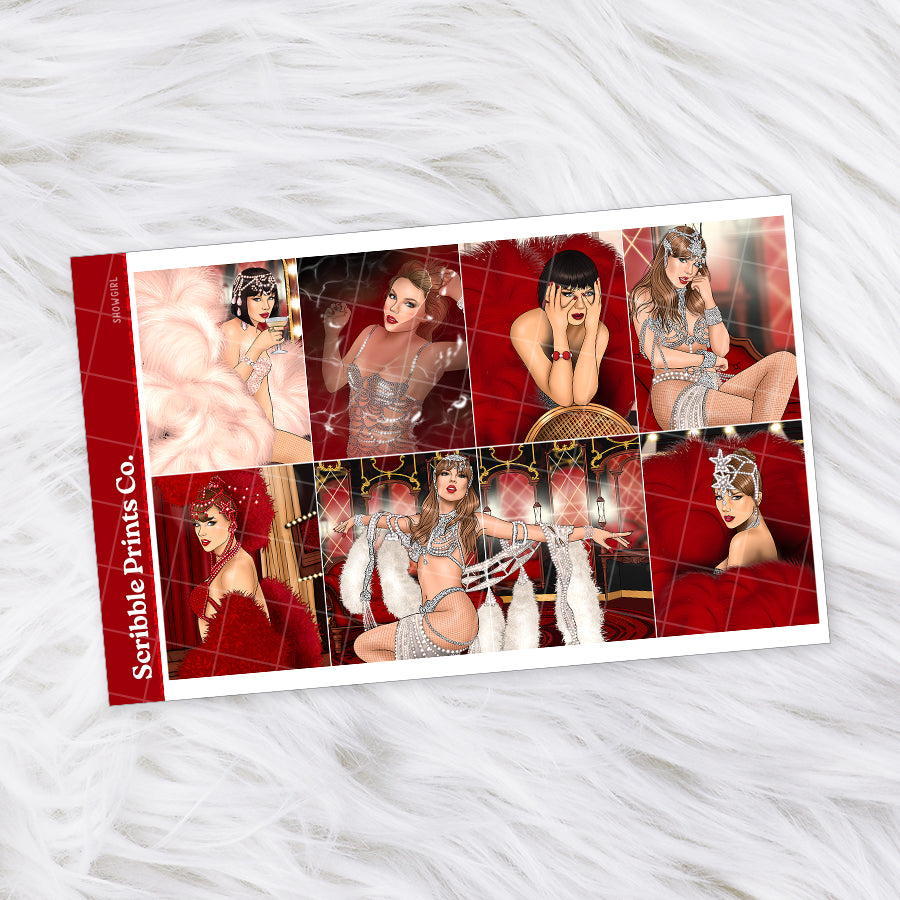 Showgirl – Glossy Weekly Planner Kit