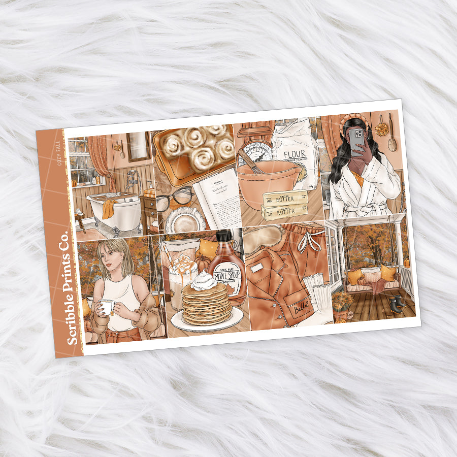 Cozy Fall – Glossy Weekly Planner Kit