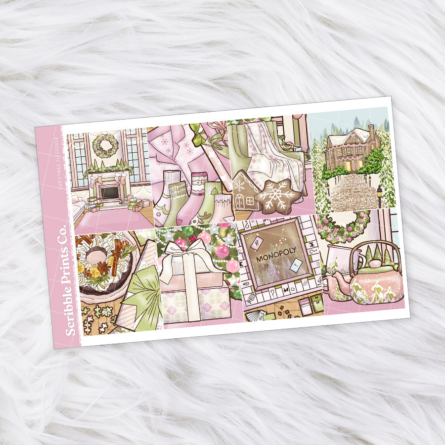 Christmas Sleepover – Glossy Weekly Planner Kit