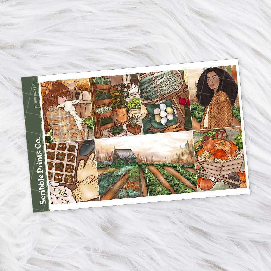 Autumn Harvest – Glossy Weekly Planner Kit