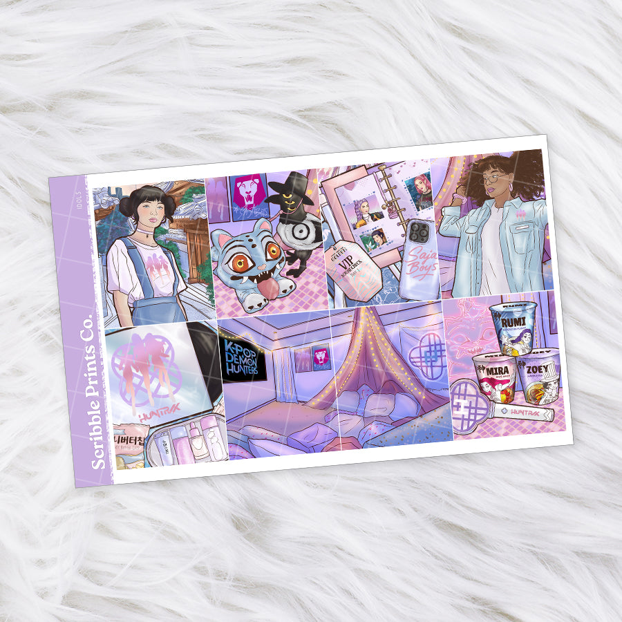 Idols – Glossy Weekly Planner Kit