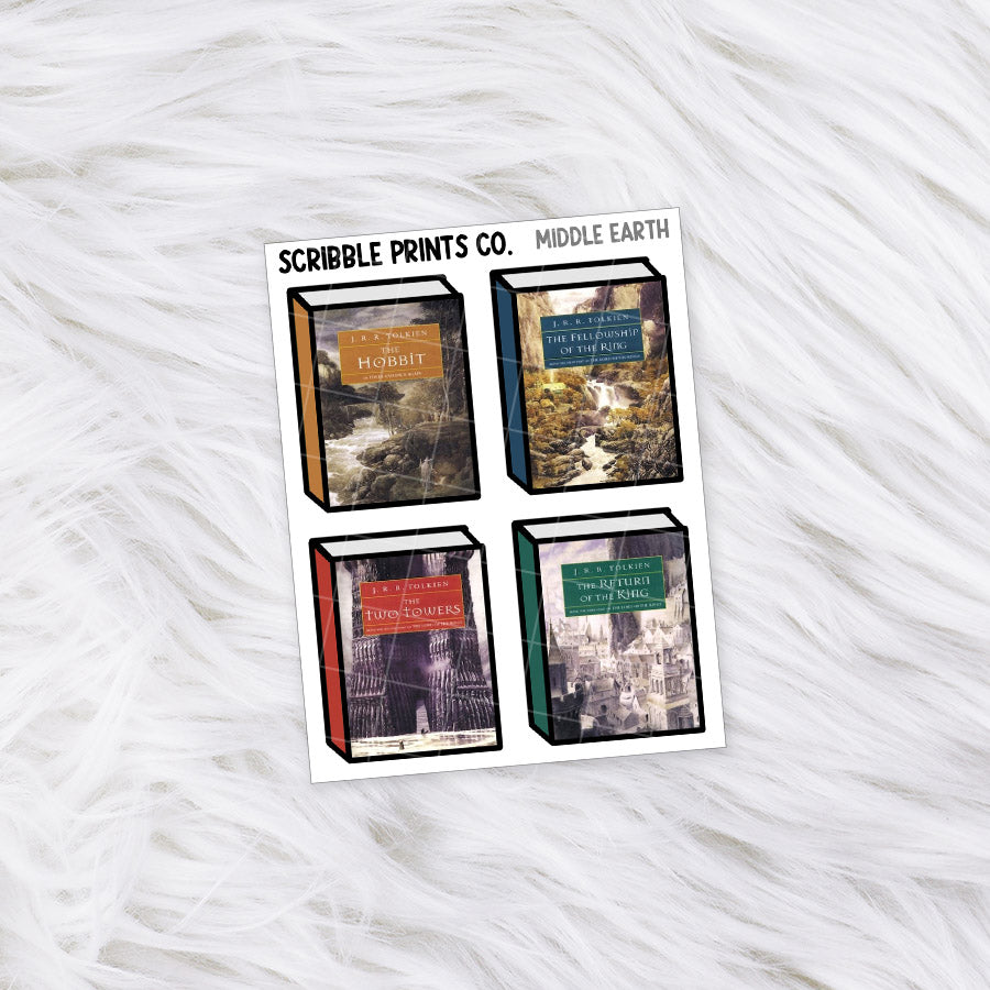 Book Covers - Series // Matte Journal Stickers