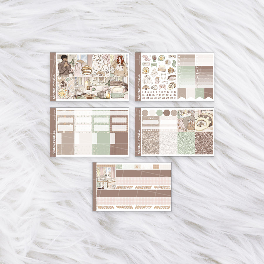 Snoozy Afternoon – Glossy Weekly Planner KitMini