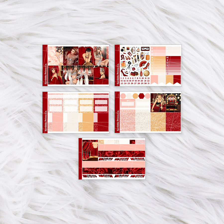 Showgirl – Glossy Weekly Planner Kit