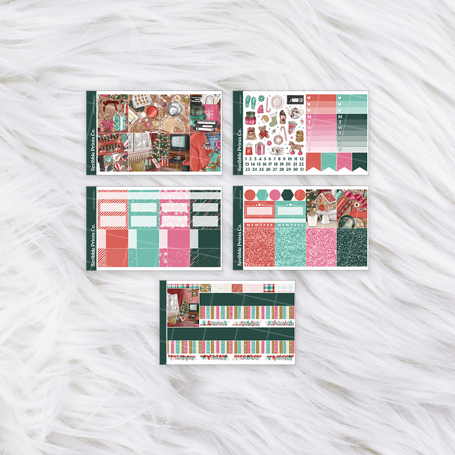 Christmas Memories – Glossy Weekly Planner KitMini
