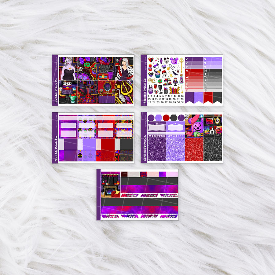 Chillin Like a Villain – Glossy Weekly Planner Kit