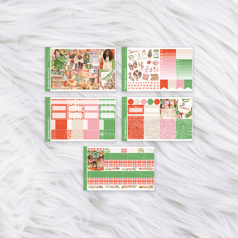 Merry Movie Marathon – Glossy Weekly Planner Kit
