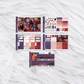 Velvet Shadows – Glossy Weekly Planner Kit
