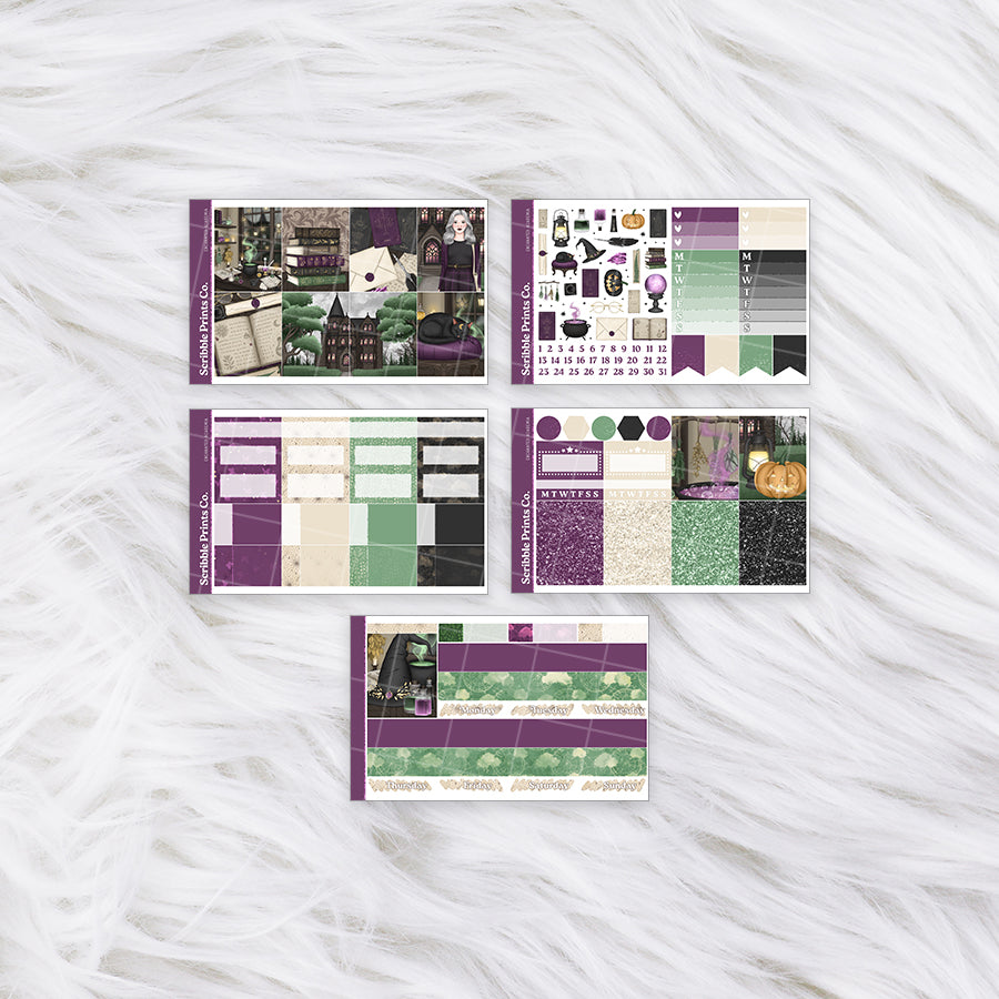 Enchanted Academia – Glossy Weekly Planner KitMini