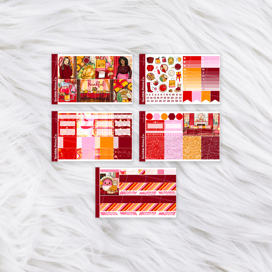 Grateful Girlie – Glossy Weekly Planner Kit
