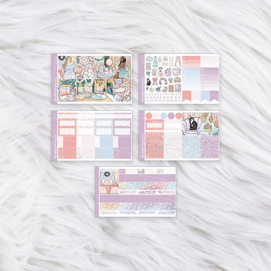 Moonlit Mood – Glossy Weekly Planner Kit