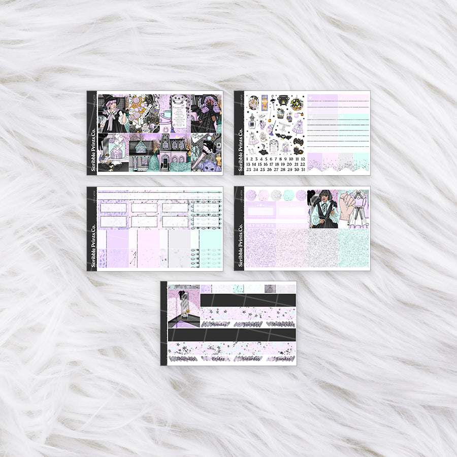 Little Witch – Glossy Weekly Planner KitMini