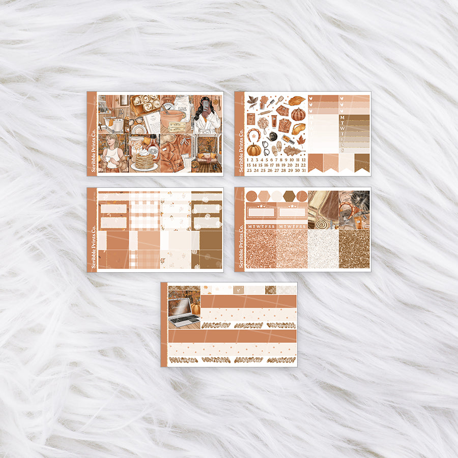 Cozy Fall – Glossy Weekly Planner KitMini