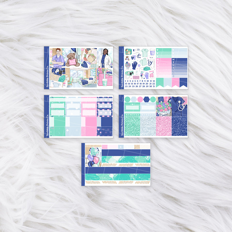 Hospital – Glossy Weekly Planner KitMini