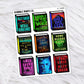 Book Covers - Authors // Matte Journal Stickers