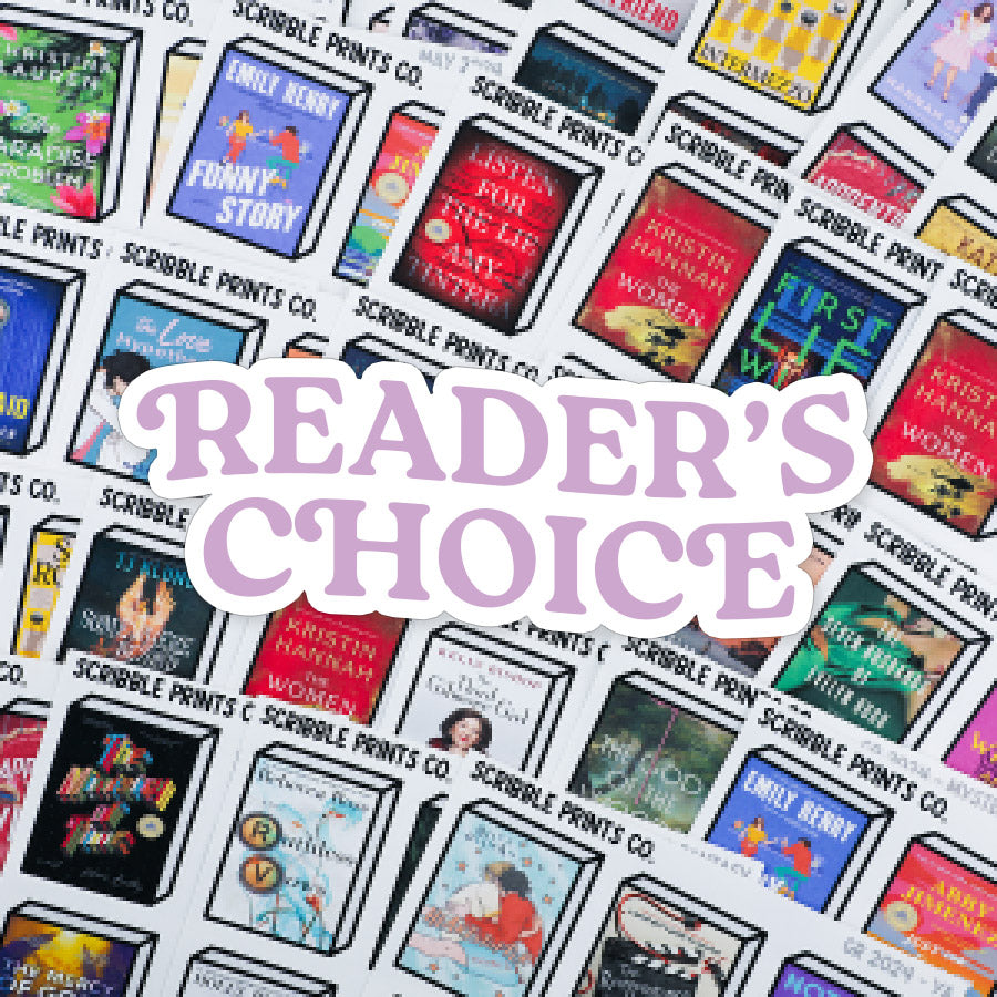Readers’ Choice Book Covers – GR | Matte Reading Journal Stickers