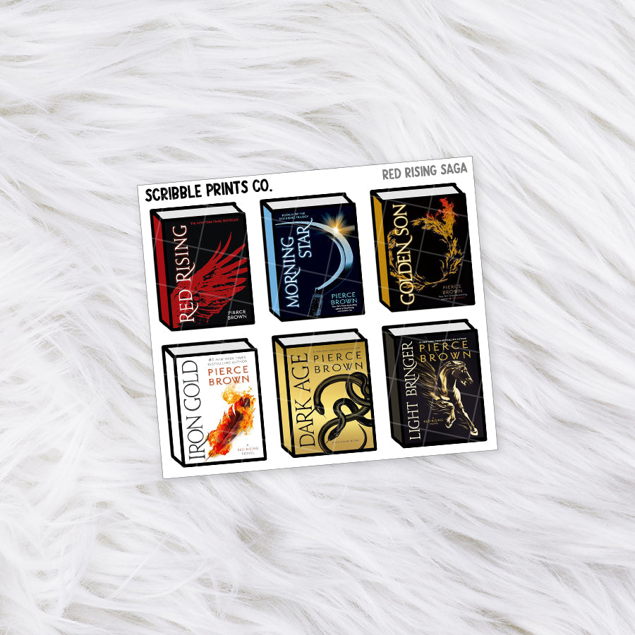 Book Covers - Series // Matte Journal Stickers