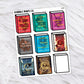 Book Covers - Authors // Matte Journal Stickers