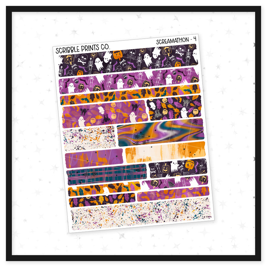 Screamathon // Matte Journal Sticker Collection