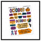 Screamathon // Matte Journal Sticker Collection