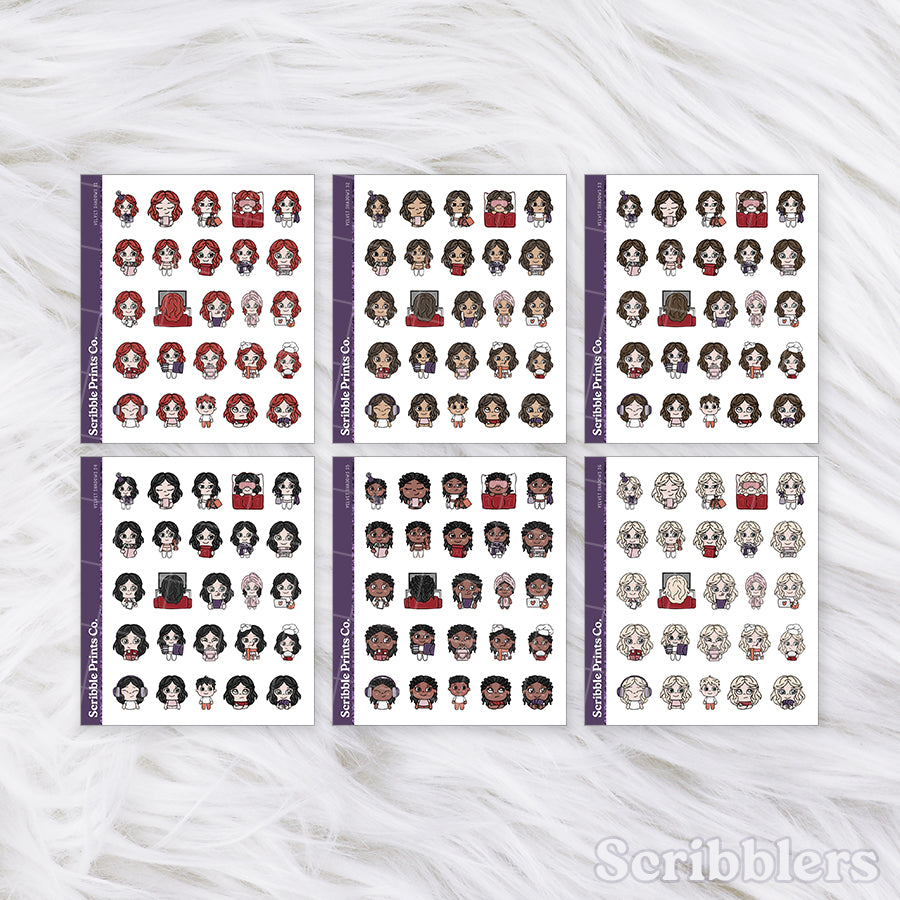 Velvet Shadows – Glossy Weekly Kit Add-Ons