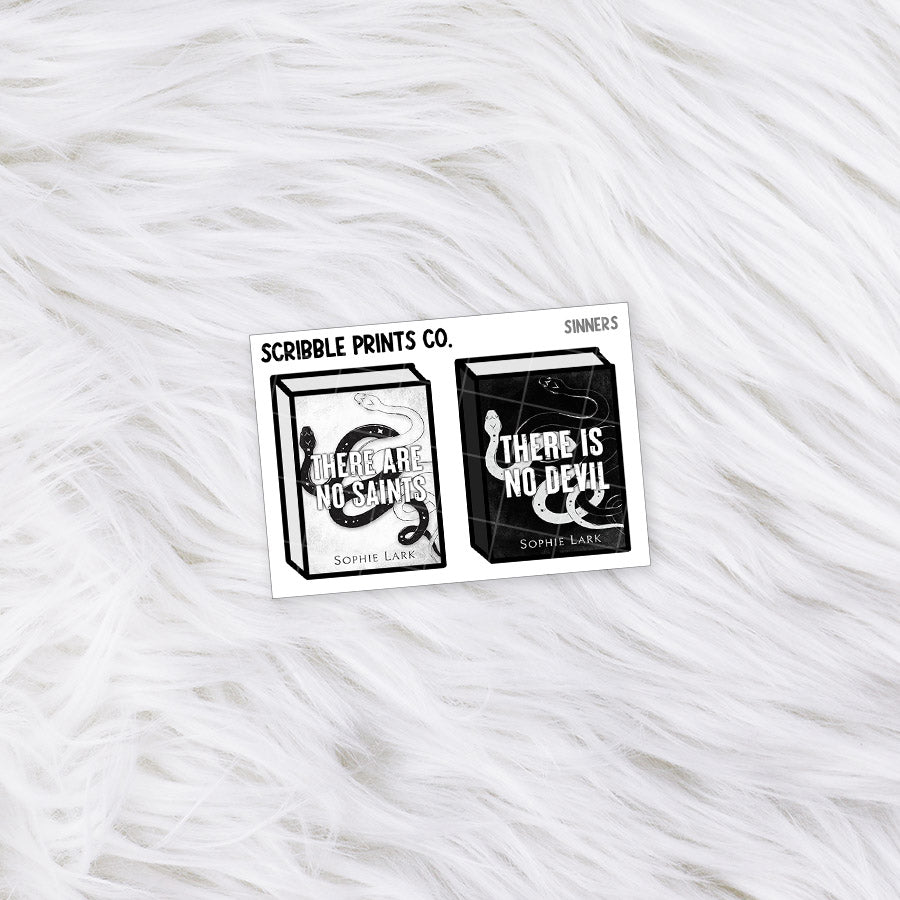 Book Covers - Series // Matte Journal Stickers