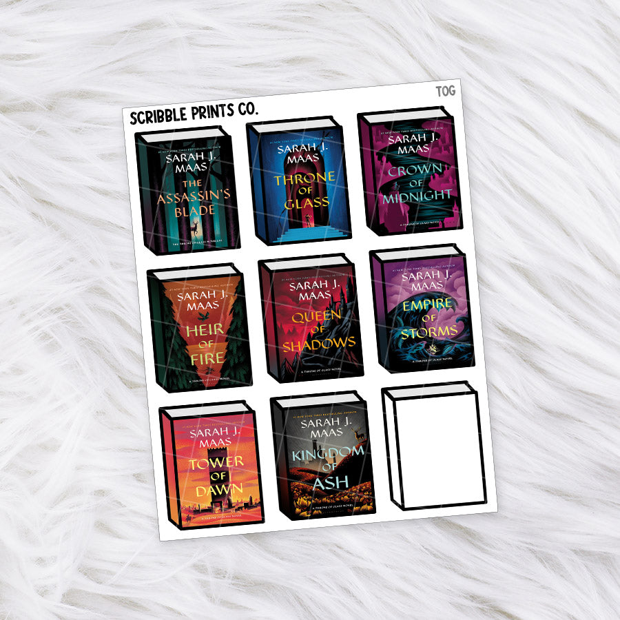 Book Covers - Series // Matte Journal Stickers
