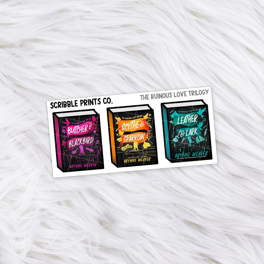 Book Covers - Series // Matte Journal Stickers