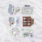 Genre Bundles // Matte Deco Sticker Set for Journals