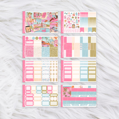 Poolside Chill – Glossy Weekly Planner Kit