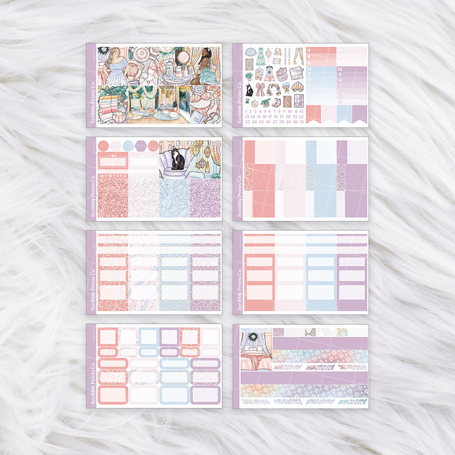Moonlit Mood – Glossy Weekly Planner Kit
