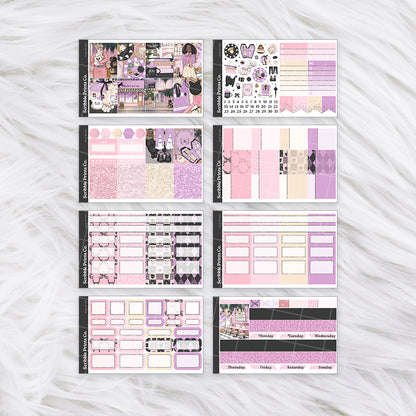 Black Cat Cafe – Glossy Weekly Planner Kit